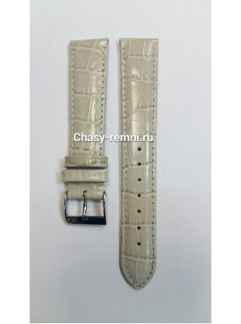 Кожаный бежевый ремешок Adriatica AD-3601.2.7.2